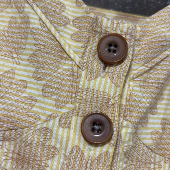 Anthropologie Maeve Cafe yellow midi dress size 2 - Picture 7 of 11